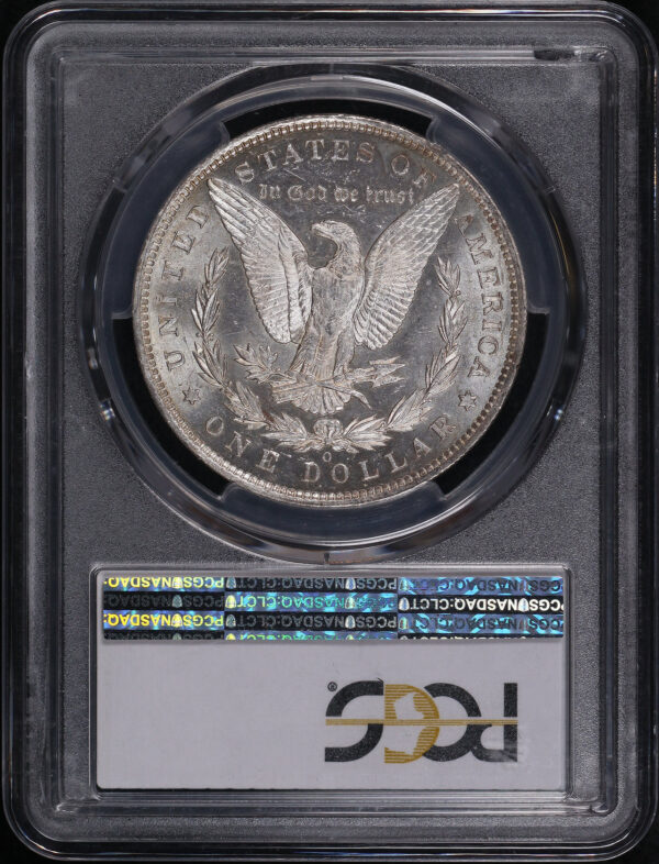 Reverse of this 1885-O Morgan Dollar PCGS MS-63 PL