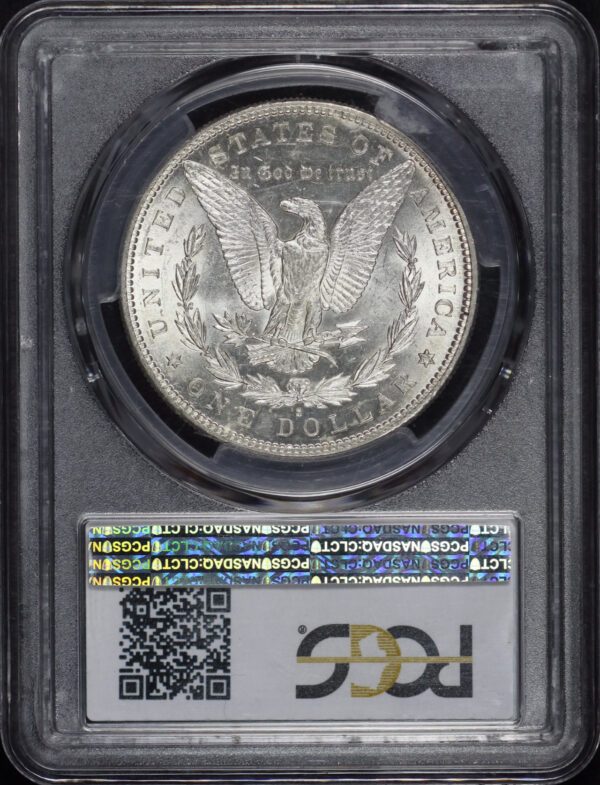 Reverse of this 1886-S Morgan Dollar PCGS MS-63