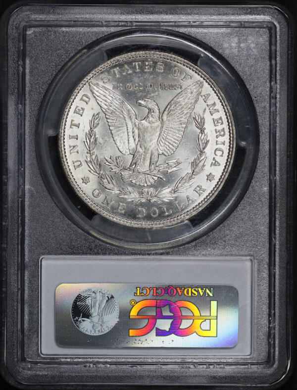 Reverse of this 1887 Morgan Dollar PCGS MS-63