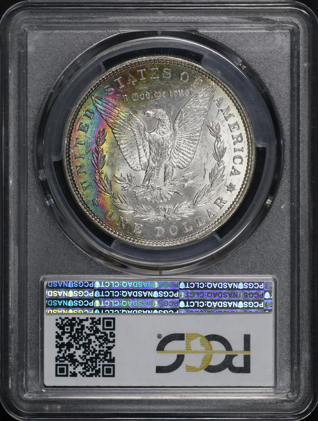 Reverse of this 1887 Morgan Dollar PCGS MS-63
