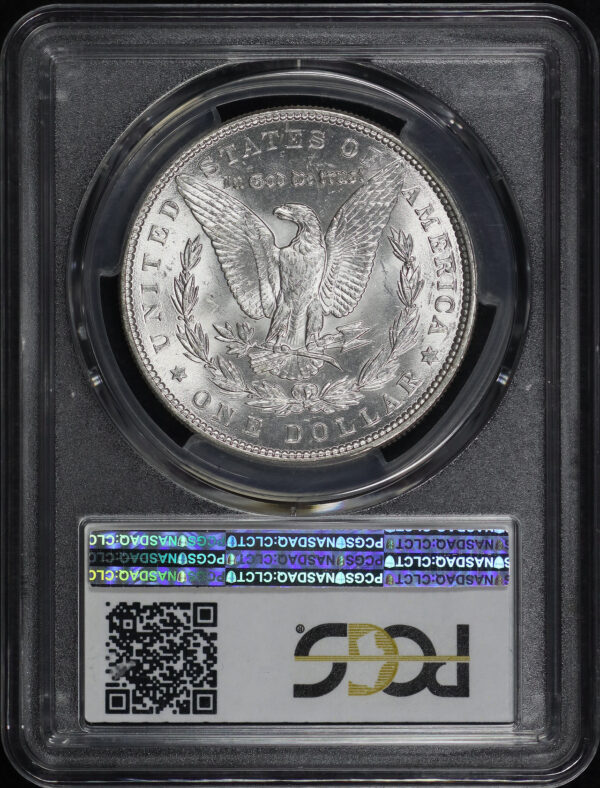 Reverse of this 1887 Morgan Dollar PCGS MS-64