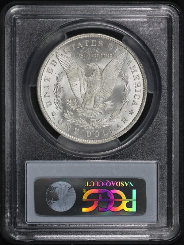 Reverse of this 1887-O Morgan Dollar PCGS MS-63