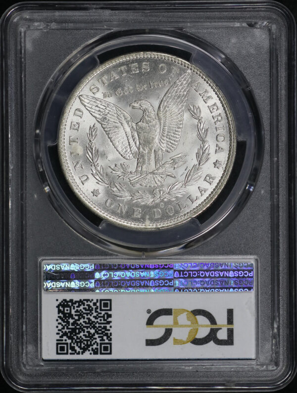 Reverse of this 1887/6-O Morgan Dollar PCGS MS-63