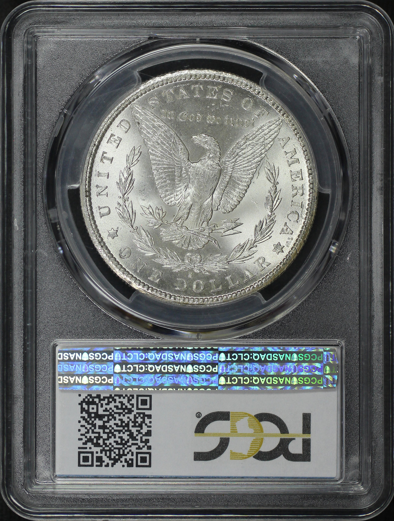 Reverse of this 1887-S Morgan Dollar PCGS MS-61