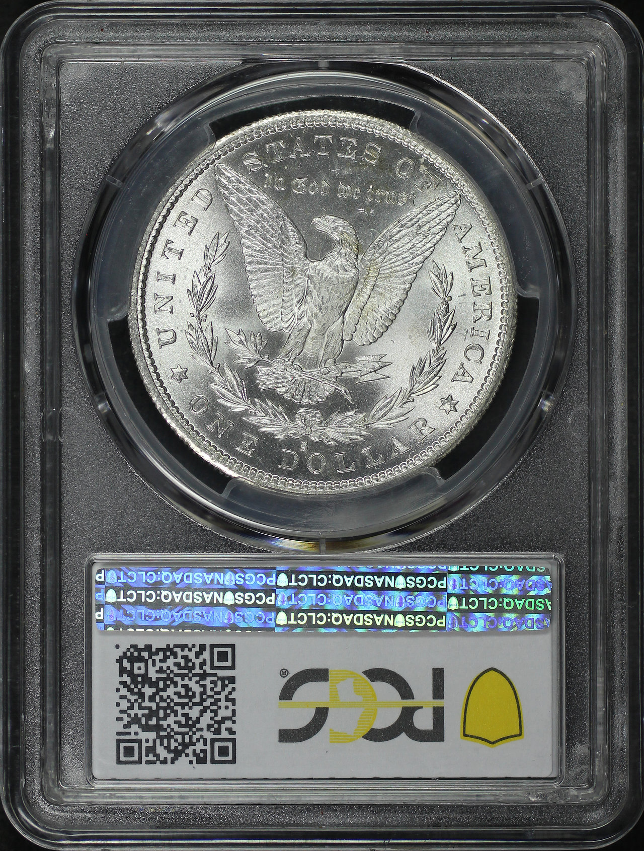 Reverse of this 1887-S Morgan Dollar PCGS MS-65