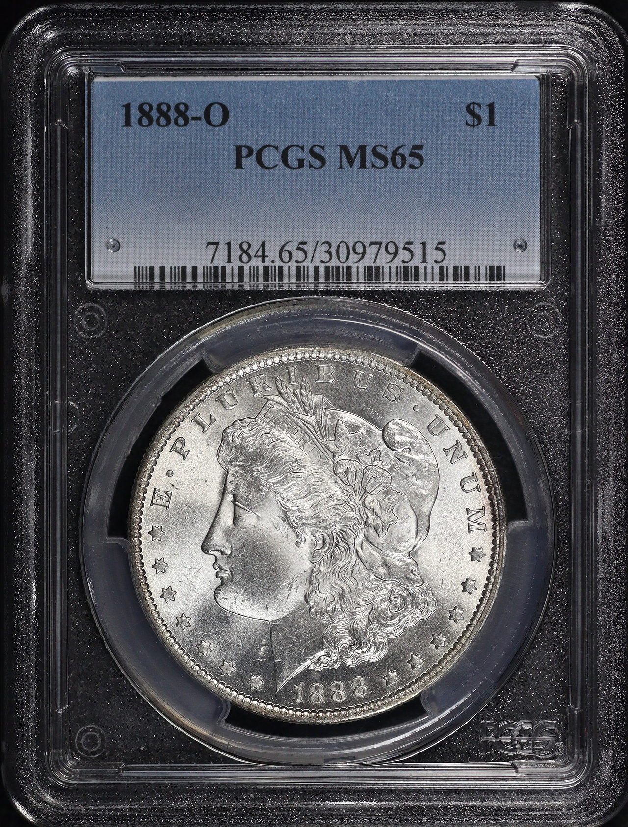 Obverse of this 1888-O Morgan Dollar PCGS MS-65