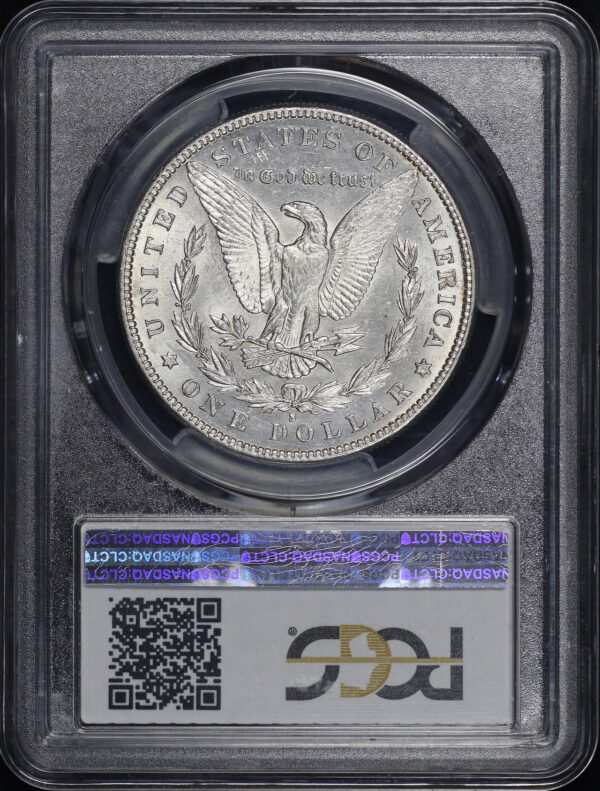 Reverse of this 1888-S Morgan Dollar PCGS AU-58