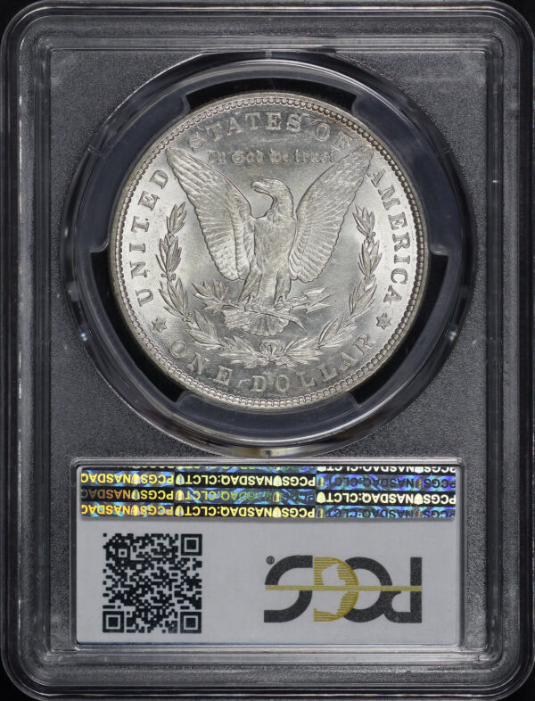 Reverse of this 1889 Morgan Dollar PCGS MS-62