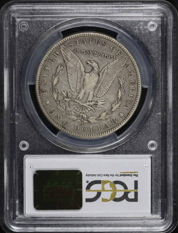 Reverse of this 1889-CC Morgan Dollar PCGS VF-30