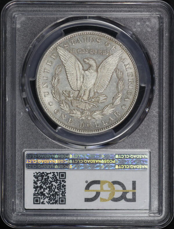 Reverse of this 1889-CC Morgan Dollar PCGS MS-61
