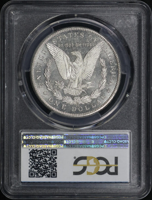Reverse of this 1889-CC Morgan Dollar PCGS MS-62 PL