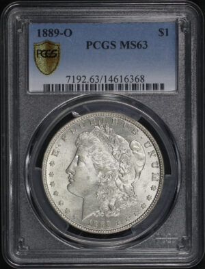 Obverse of this 1889-O Morgan Dollar PCGS MS-63