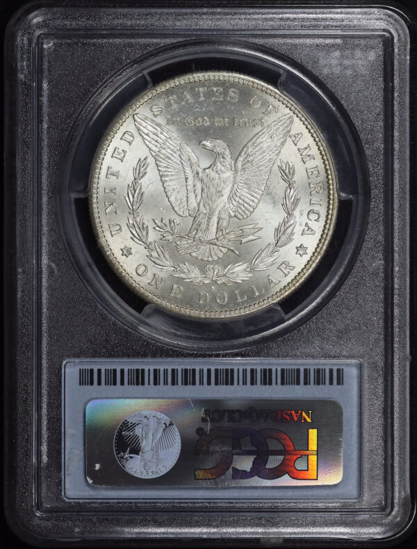 Reverse of this 1889-S Morgan Dollar PCGS MS-66 Bella Label