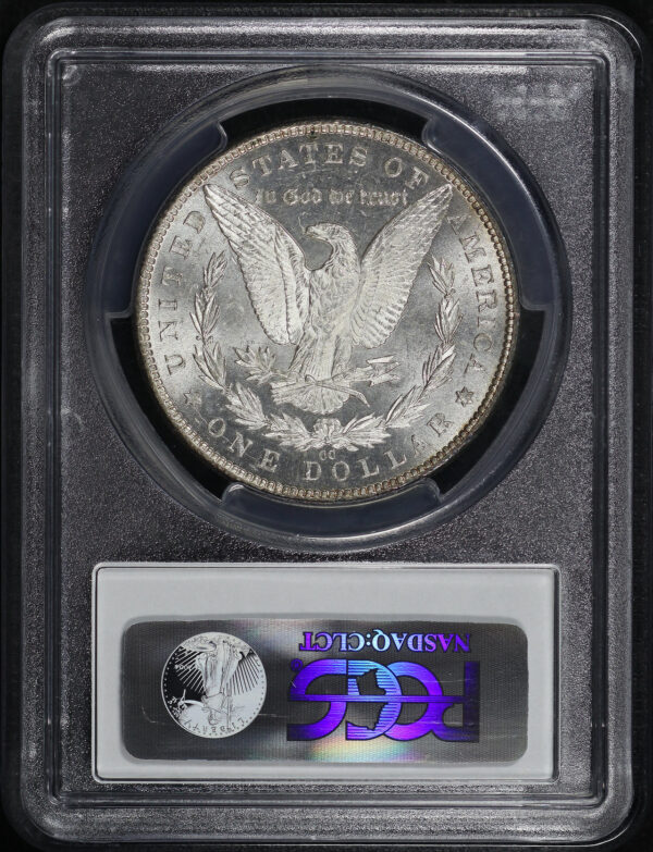 Reverse of this 1890-CC Morgan Dollar PCGS MS-62
