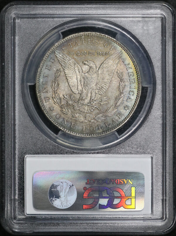 Reverse of this 1890-CC Morgan Dollar PCGS MS-63 CAC