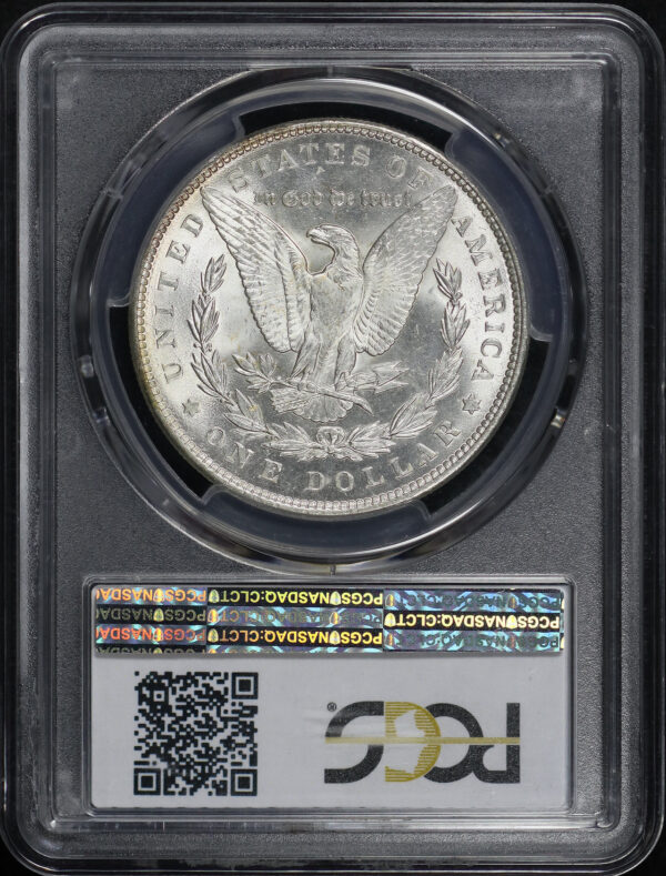 Reverse of this 1891 Morgan Dollar PCGS MS-64+
