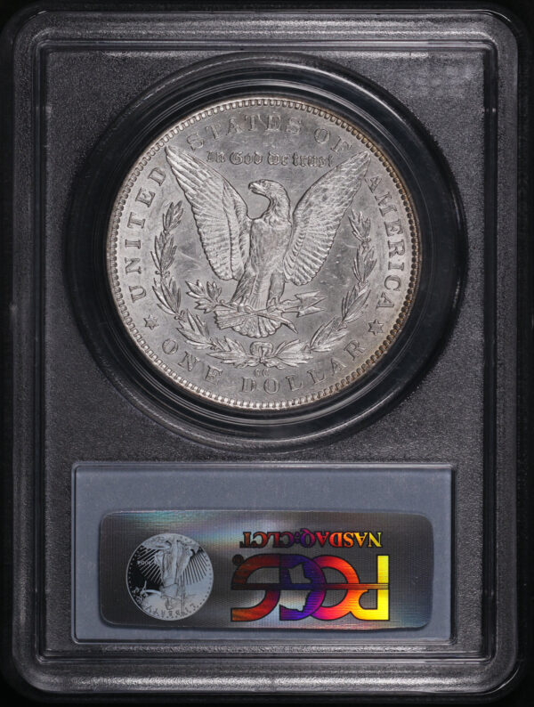 Reverse of this 1891-CC Morgan Dollar PCGS AU-50