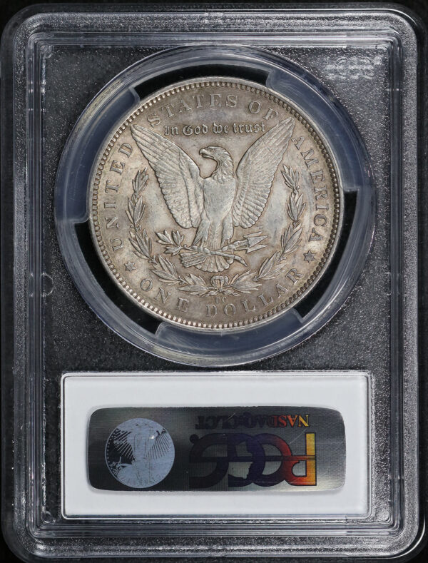 Reverse of this 1891-CC Morgan Dollar PCGS AU-50