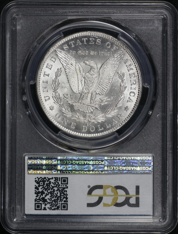 Reverse of this 1891-CC Morgan Dollar PCGS MS-62