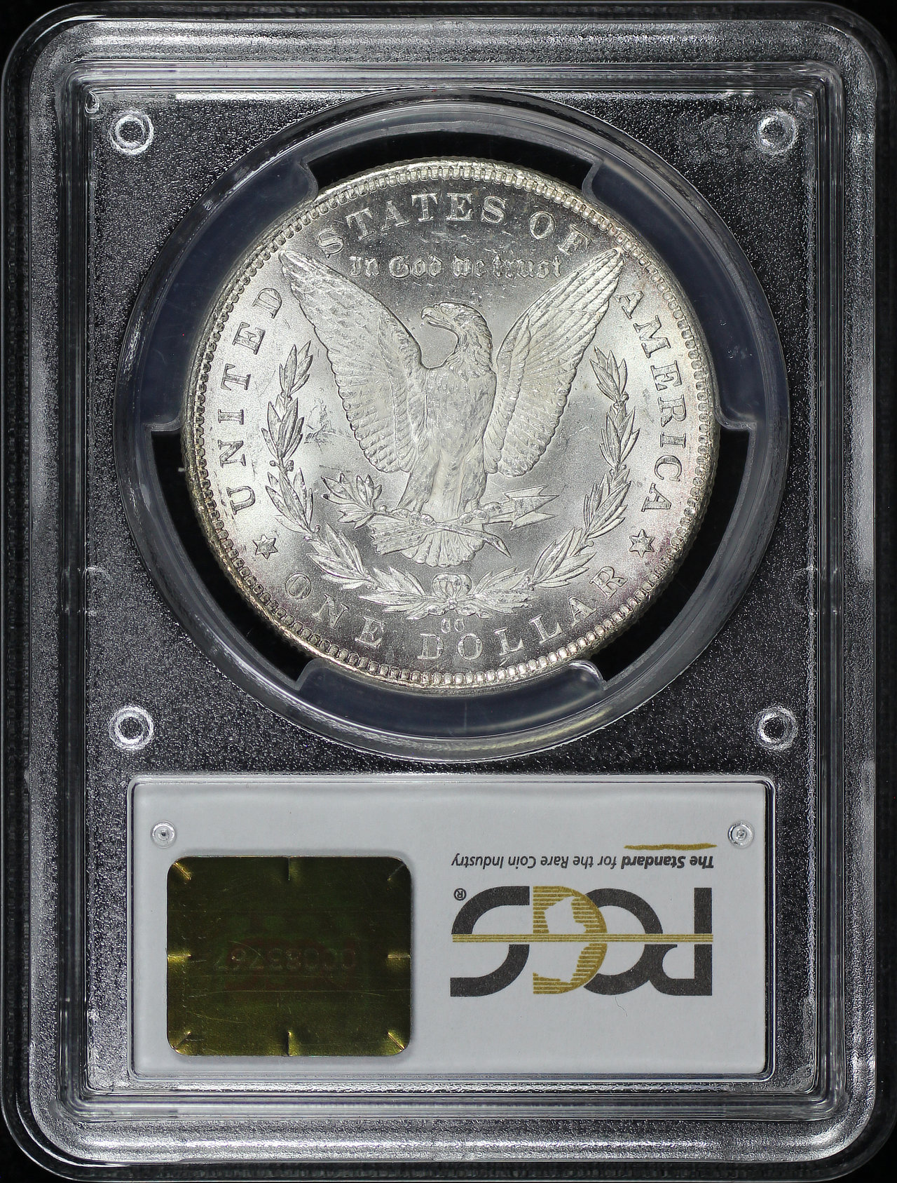 Reverse of this 1891-CC Morgan Dollar PCGS MS-63