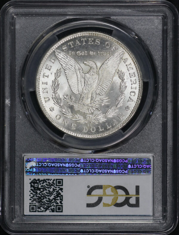 Reverse of this 1891-CC Morgan Dollar PCGS MS-63