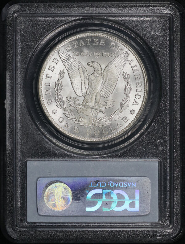 Reverse of this 1891-CC Morgan Dollar PCGS MS-65