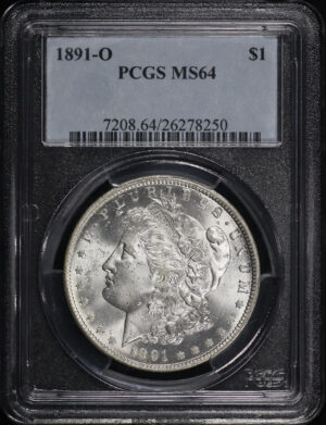 Obverse of this 1891-O Morgan Dollar PCGS MS-64