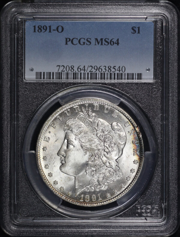 Obverse of this 1891-O Morgan Dollar PCGS MS-64