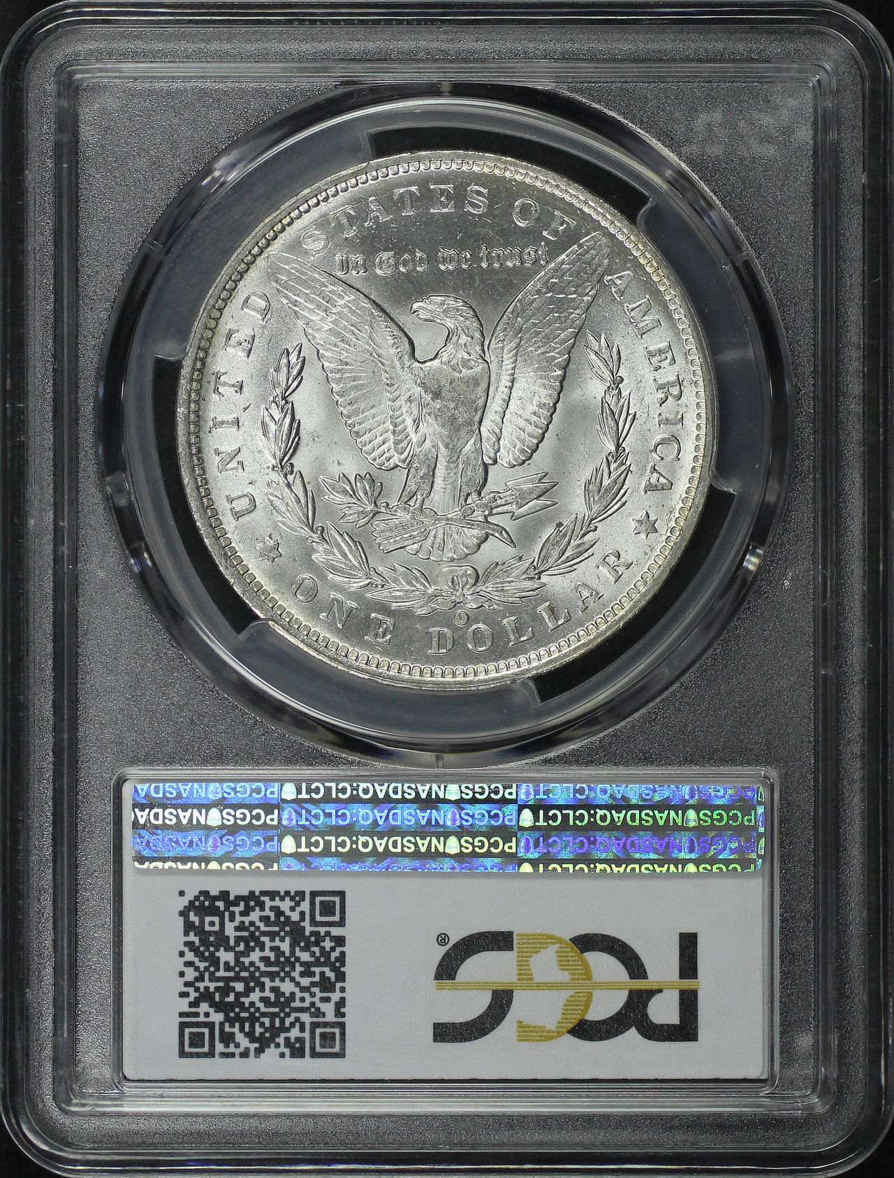 Reverse of this 1891-O Morgan Dollar PCGS MS-64