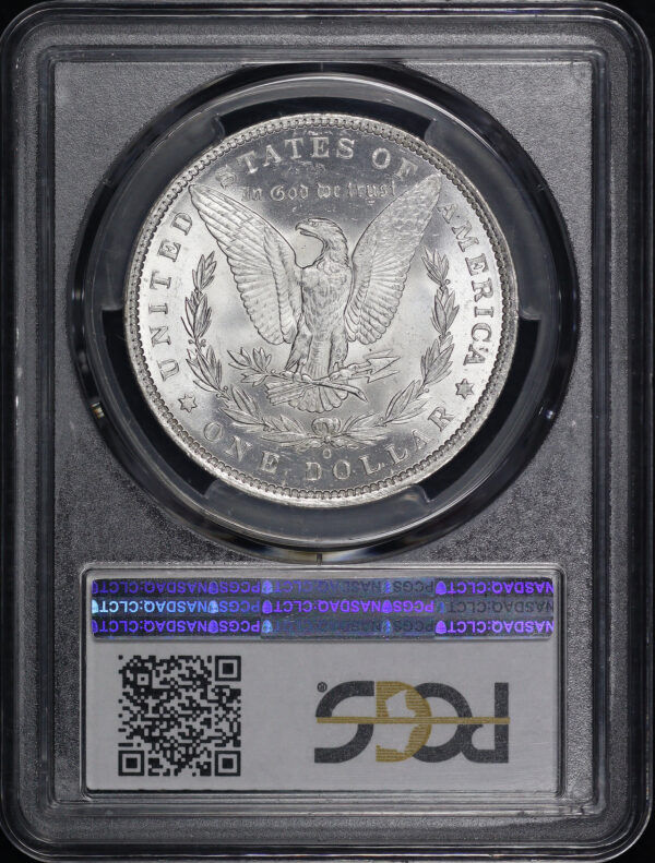 Reverse of this 1891-O Morgan Dollar PCGS MS-63