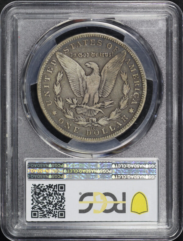 Reverse of this 1892-CC Morgan Dollar PCGS VG-10