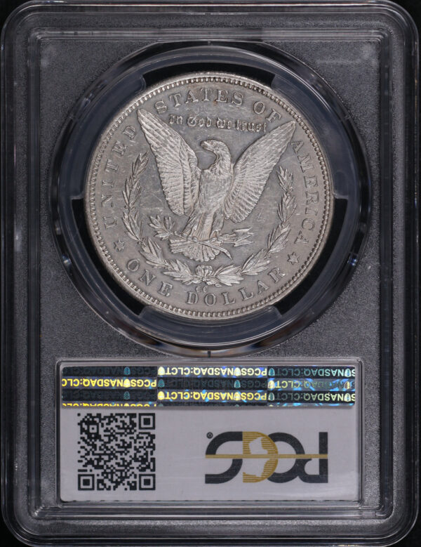 Reverse of this 1892-CC Morgan Dollar PCGS AU-53