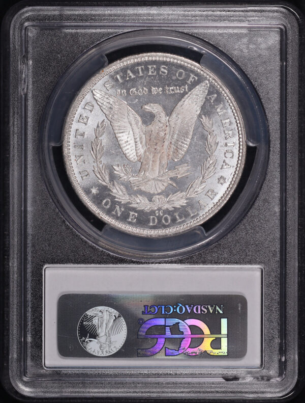 Reverse of this 1892-CC Morgan Dollar PCGS MS-63