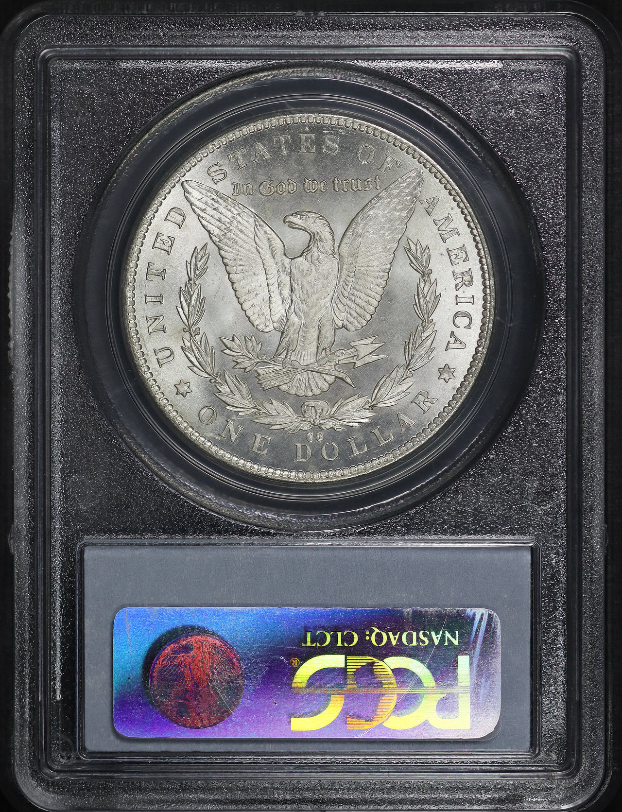 Reverse of this 1892-CC Morgan Dollar PCGS MS-66 CAC