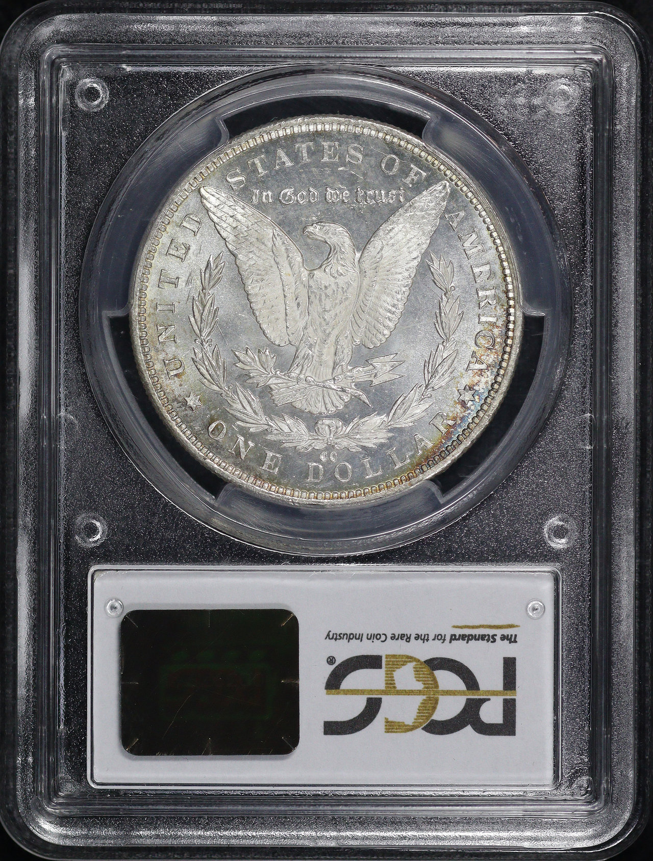 Reverse of this 1892-CC Morgan Dollar PCGS MS-63 PL CAC