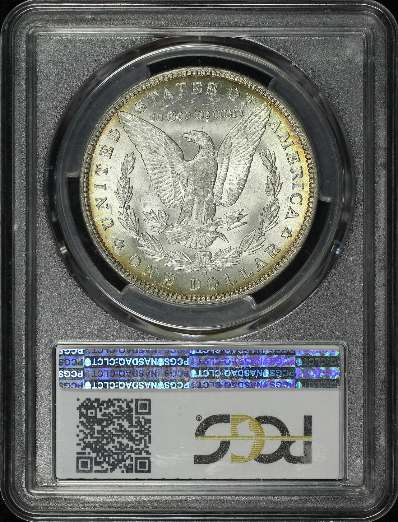 Reverse of this 1892-O Morgan Dollar PCGS MS-63