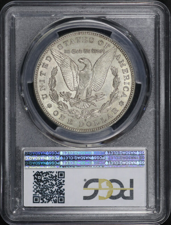 Reverse of this 1892-S Morgan Dollar PCGS AU-55 CAC