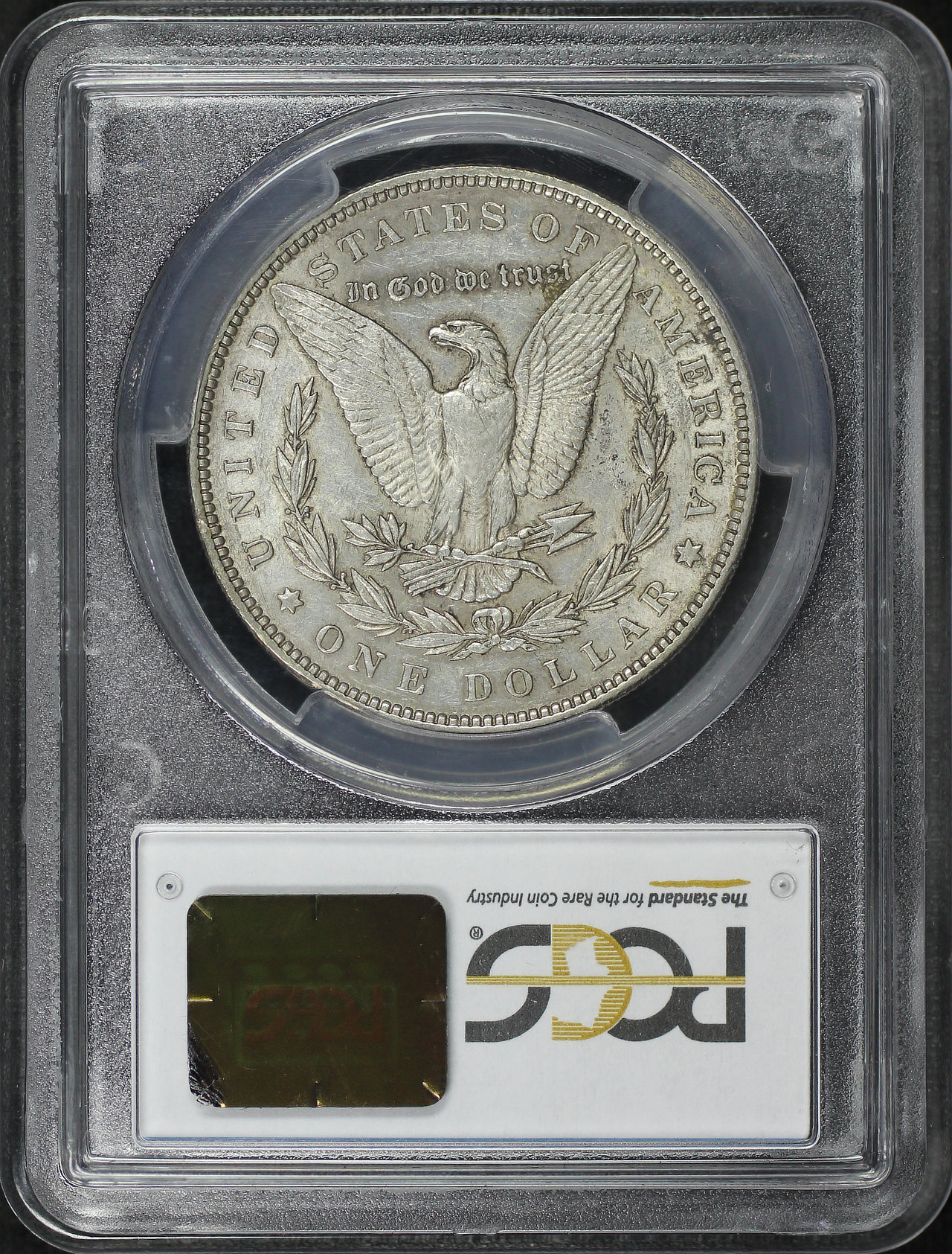 Reverse of this 1893 Morgan Dollar PCGS AU-53