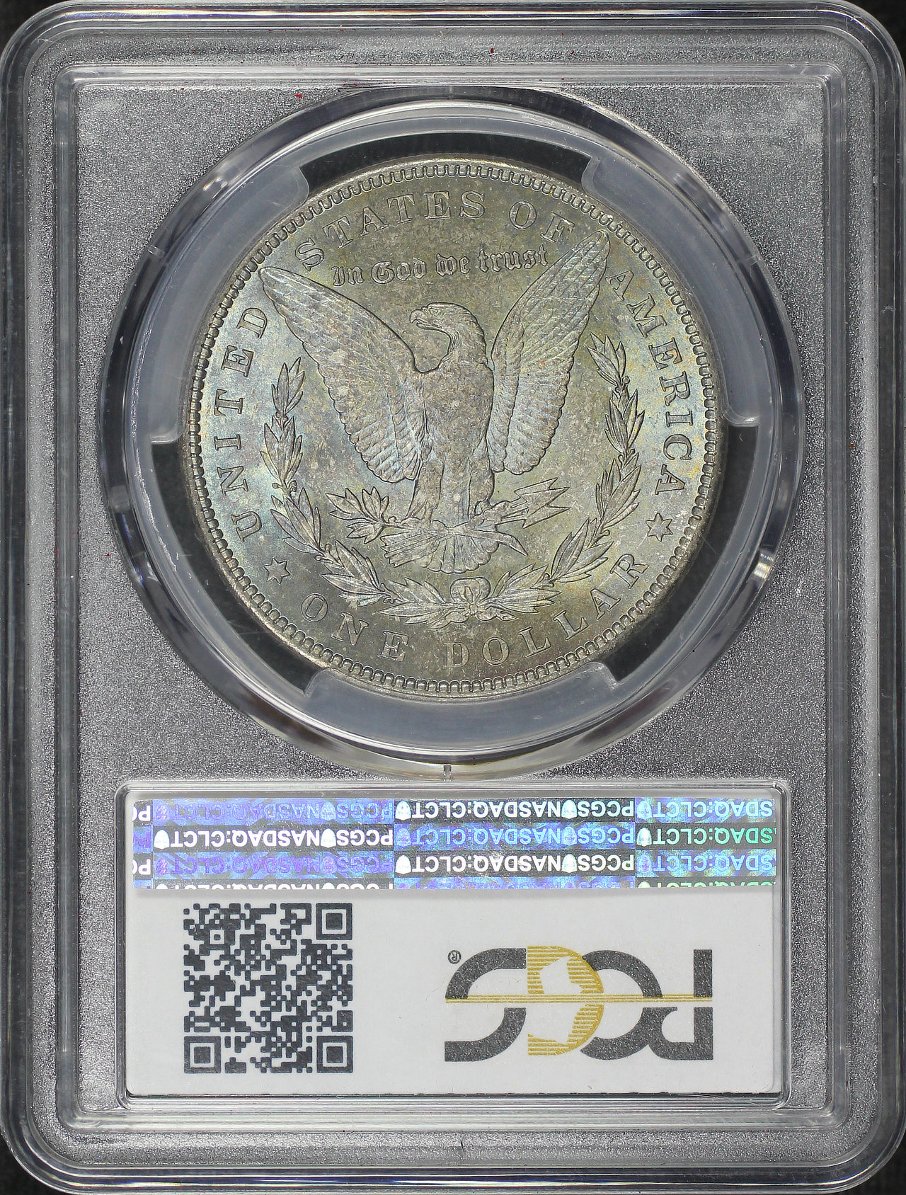 Reverse of this 1893 Morgan Dollar PCGS MS-63
