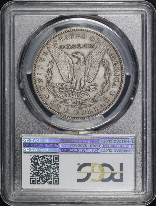 Reverse of this 1893-CC Morgan Dollar PCGS XF-45