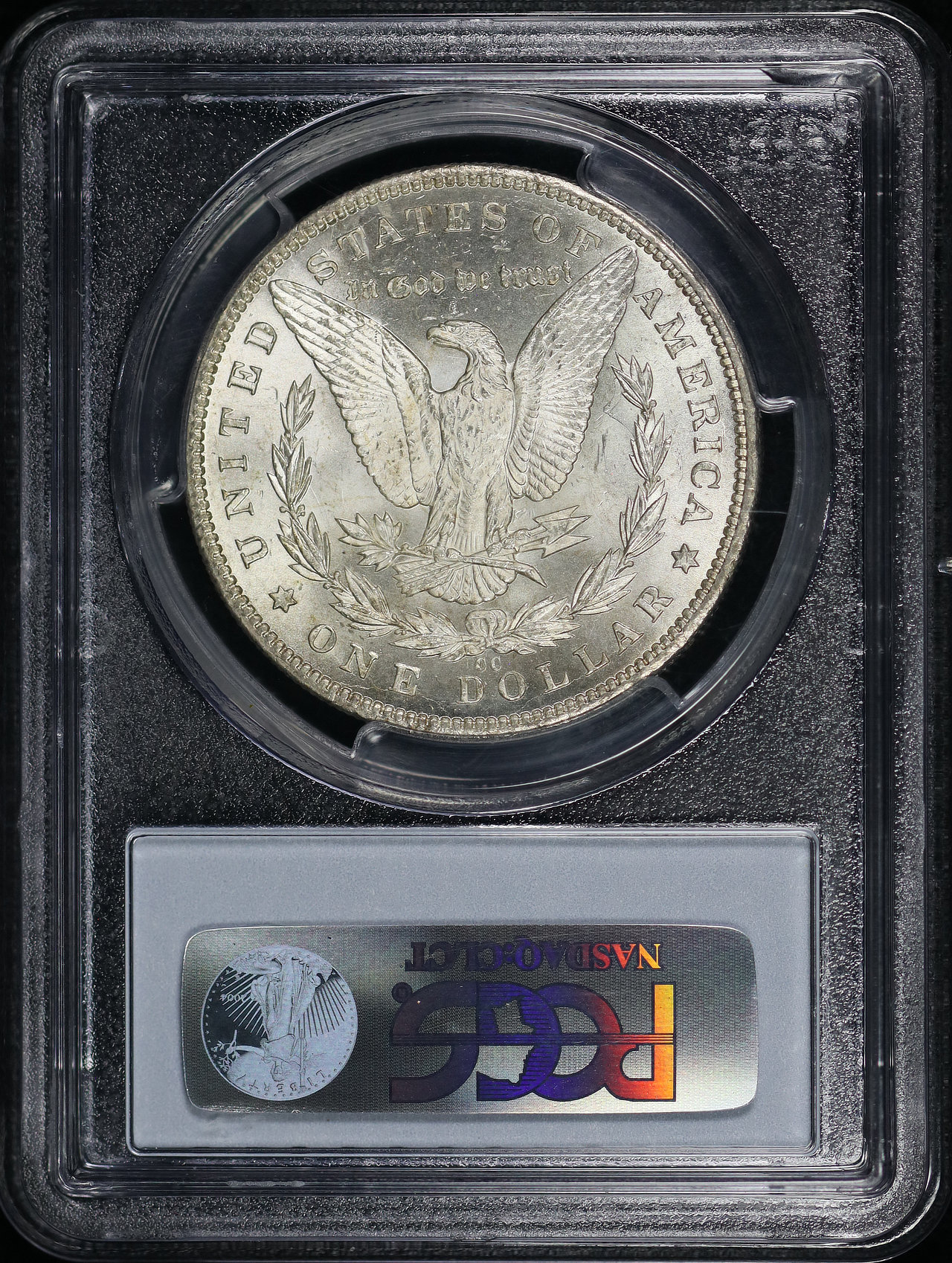 Reverse of this 1893-CC Morgan Dollar PCGS MS-61