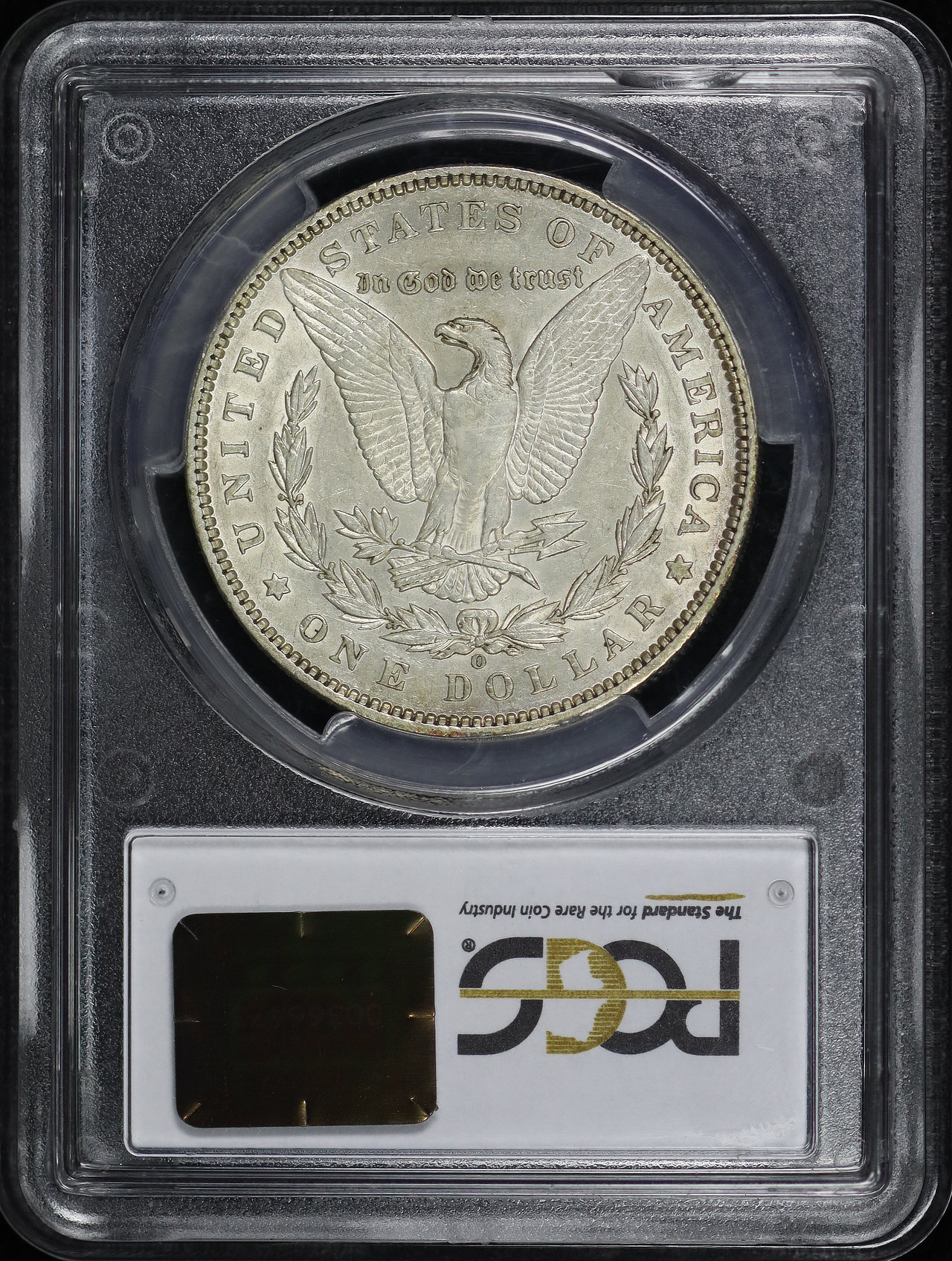Reverse of this 1893-O Morgan Dollar PCGS AU-50