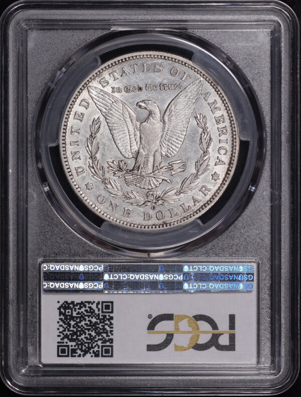 Reverse of this 1893-O Morgan Dollar PCGS AU-50