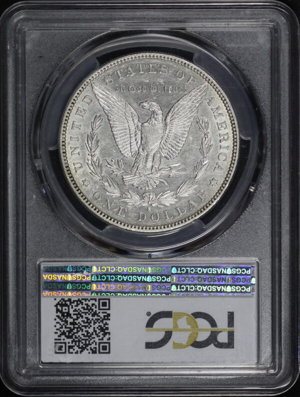 Reverse of this 1893-S Morgan Dollar PCGS AU-50
