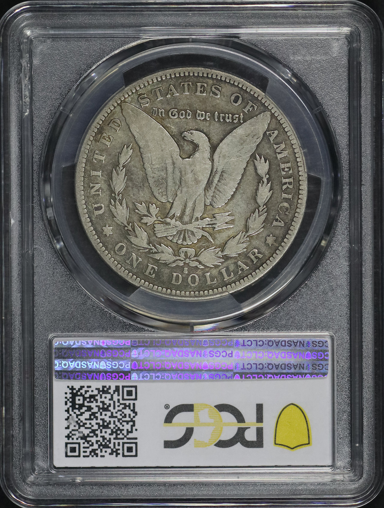 Reverse of this 1893-S Morgan Dollar PCGS G-04