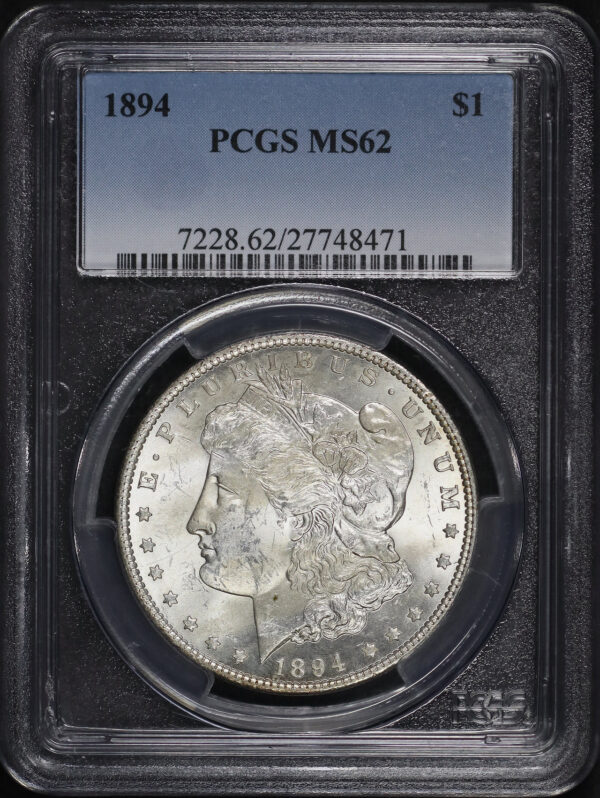 Obverse of this 1894 Morgan Dollar PCGS MS-62