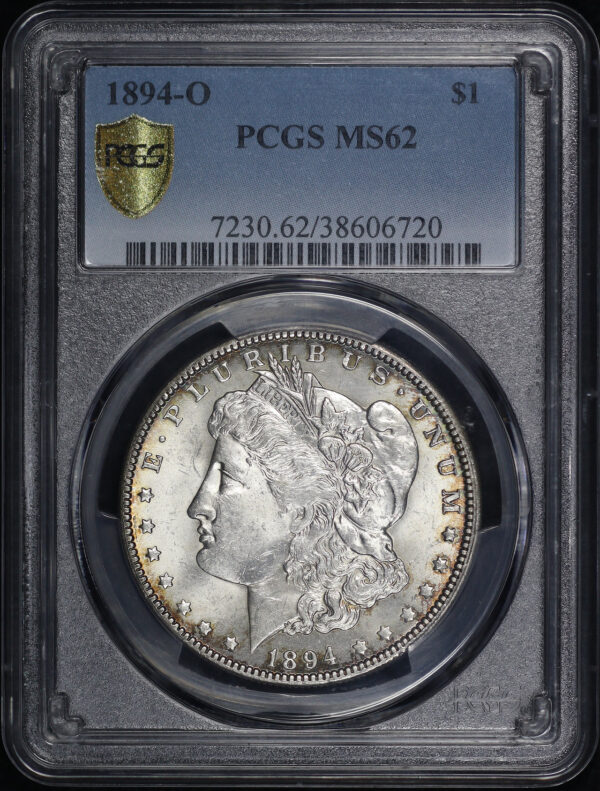 Obverse of this 1894-O Morgan Dollar PCGS MS-62