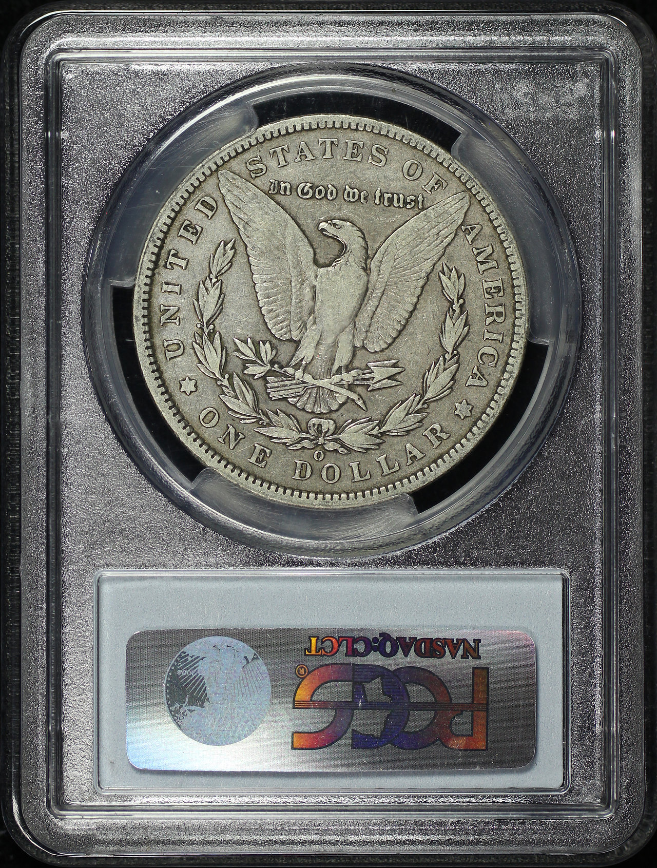 Reverse of this 1895-O Morgan Dollar PCGS F-15