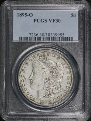 Obverse of this 1895-O Morgan Dollar PCGS VF-30