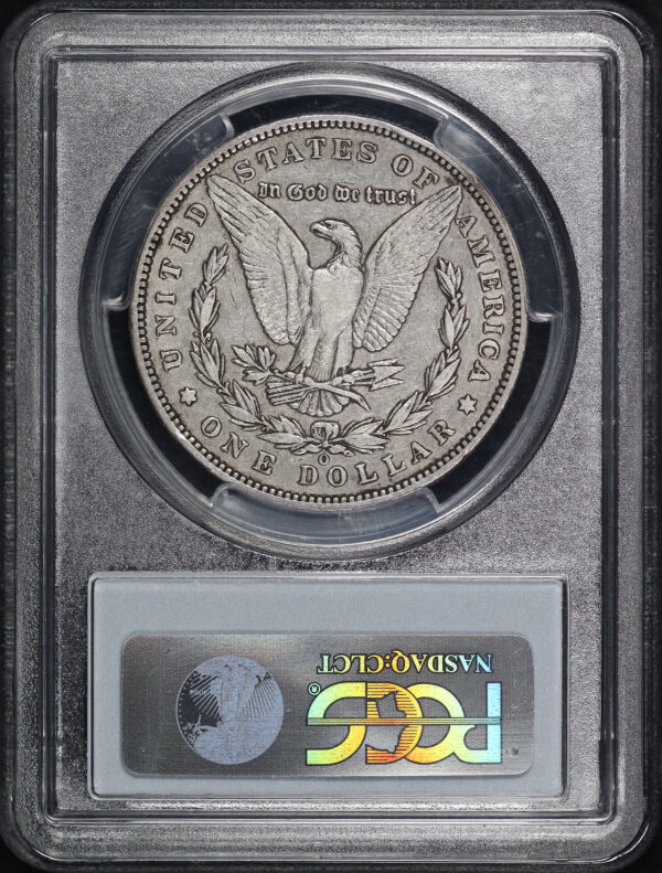 Reverse of this 1895-O Morgan Dollar PCGS XF-40